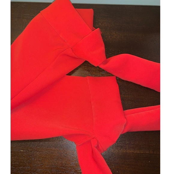 Ava Red Boxy Blazer - Picture 3 of 8